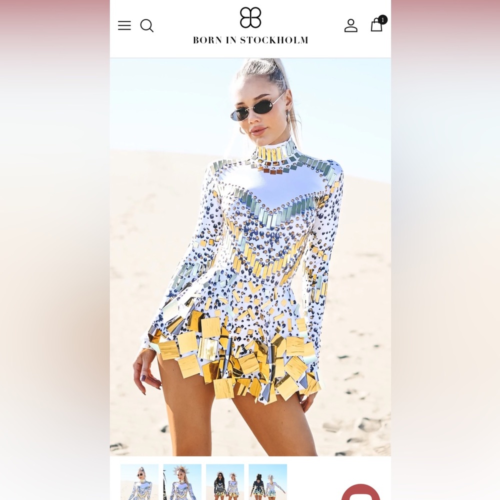 Raquel Mirror Party Dress